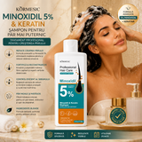 Șampon cu minoxidil 5% și keratină 265g KMC798429