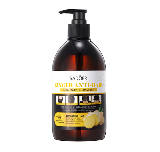 Șampon Esență Anticădere cu Ghimbir – SADOER 500 ml