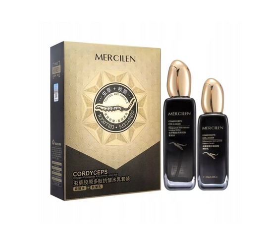 Mercilen Set facial cu colagen (1 x esență + 1 x ser)