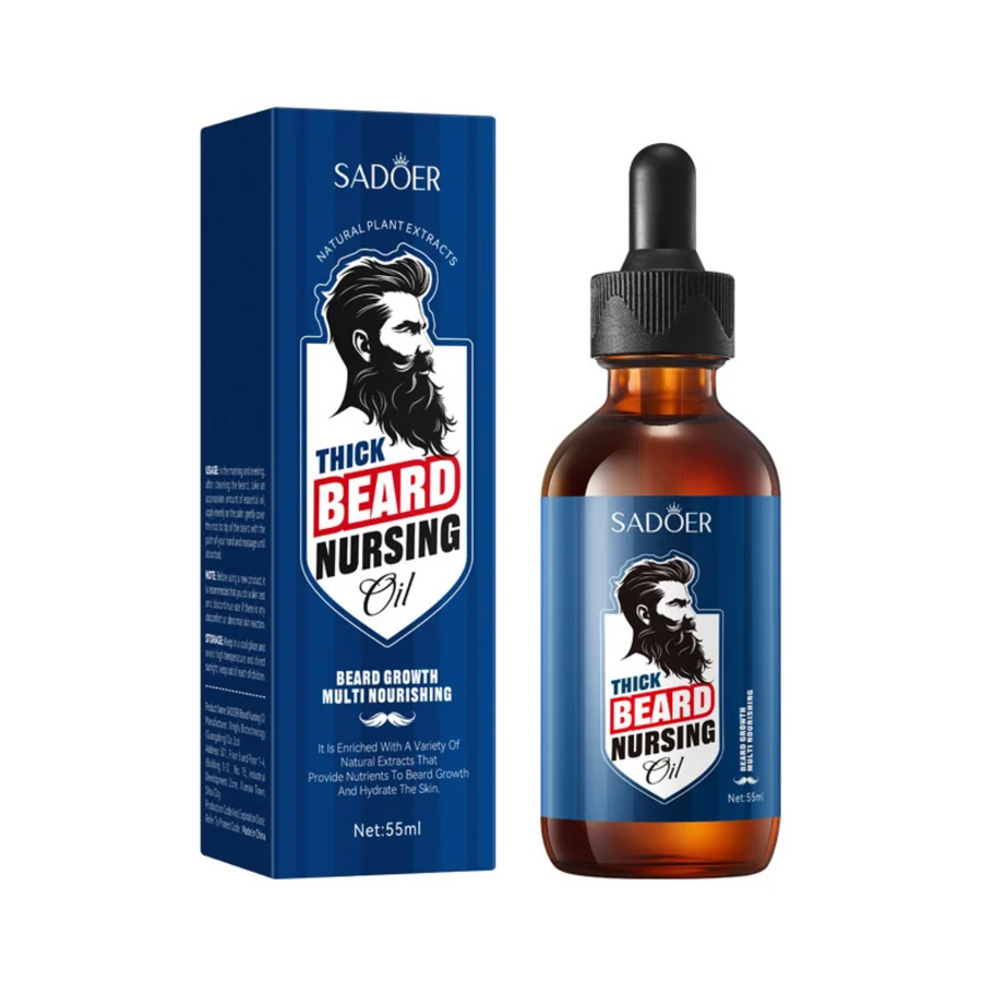 SADOER Thick Beard Nursing Oil 55ml este un ulei nutritiv pentru barbă SD49438