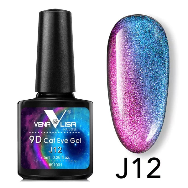 VENALESA CAT EYE / OJĂ SEMIPERMANENTĂ MAGNETICĂ 9D – J12
